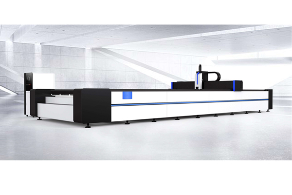 Switching table fiber laser cutting mach